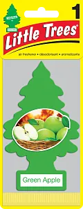 LITTLE TREES Ароматизатор Ёлочка "Зелёное яблоко" (Green Apple)