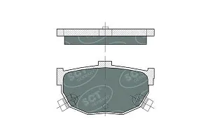 SCT SP 386 Тормозные колодки (комплект 4 шт.) SP386