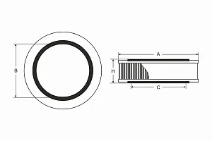 SCT SB 2050 Воздушный фильтр SB2050