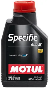 MOTUL SPECIFIC DEXOS 2 5W30 1 л.