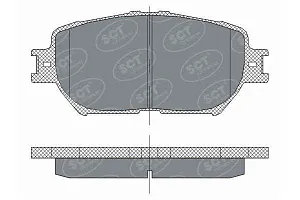 SCT SP 275 Тормозные колодки (комплект 4 шт.) SP275