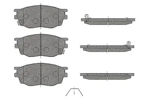 SCT SP 443 Тормозные колодки (комплект 4 шт.) SP443