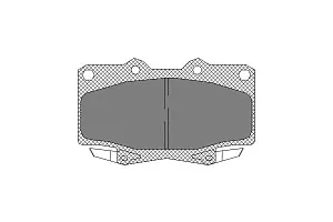 SCT SP 230 Тормозные колодки (комплект 4 шт.) SP230