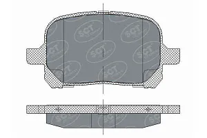 SCT SP 274 Тормозные колодки (комплект 4 шт.) SP274