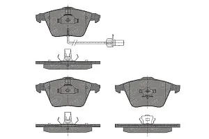 SCT SP 432 Тормозные колодки (комплект 4 шт.) SP432