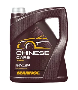 7924 MANNOL FOR CHINESE CARS 5W30 5 л.