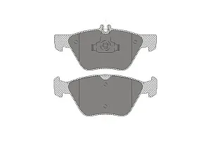 SCT SP 254 Тормозные колодки (комплект 4 шт.) SP254