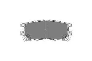 SCT SP 202 Тормозные колодки (комплект 4 шт.) SP202
