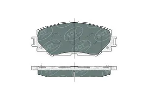SCT SP 377 Тормозные колодки (комплект 4 шт.) SP377
