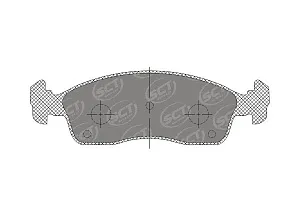 SCT SP 676 Тормозные колодки (комплект 4 шт.) SP676